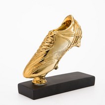 트로피 미니 우승 시상식 졸업 골프 축구 트로피 29cm 높이 축구 상 골드 도금 챔피언 수상 신발 부츠 리, 04 B 1