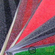 그린세상 국내생산 주문제작 후레쉬현관매트 인조잔디현관매트 출입구매트 매장 상가 인테리어, 가로120cm x 세로600cm, 레드S