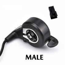 앉아서타는킥보드 좌식 전동 킥보드 전기 자전거 핑거 썸 스로틀 스쿠터 가속기 부품 키트 FT-21X 방수 24V 36V 72V 96V, [01] Male, 1개