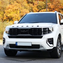 폰데코 모하비 더 마스터 레터링 엠블럼 아크릴 차량 용품, 선택1 프론트 엠블럼 - 블랙