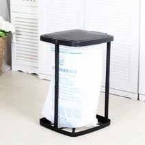 심플 쓰레기 봉투 거치대897136 e2, 블랙2단(20 30L)897136 e2