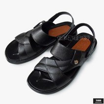 가바바 남성 신발 슬리퍼로도 신을수 있는 멋진 가죽 여름 샌들 G50529