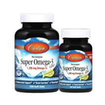 [Carlson Labs] 칼슨 랩스 슈퍼 오메가 3 피쉬 오일 (100 + 30 소프트젤) 1200 mg 130 소프트젤