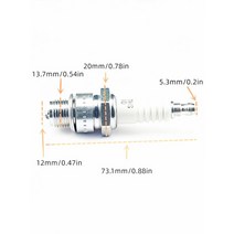 보트 추진기 선외기 HIDEA E엔진 점화 플러그 야마하 스즈키용 NGK B7HS10 선외 모터 2 스트로크 15HP40HP