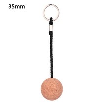 카이트서핑 53mm/35mm 코르크 볼 키 체인 수상 스포츠용 플로팅 부표 홀더 해변 여행 낚시 다이빙 로잉 보트 1 개, [19] 35mm