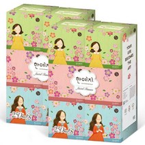 한예지 캐릭터 미니 미용티슈 250매 6입2pack