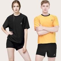 케빌리 땀복 라운드 반팔+반바지 세트 B01 남녀공용
