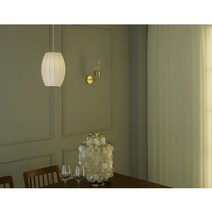 토탈LED 미니 베린느 실크 1등(C) 거실간접 조명등 전등갓 식탁등 식탁 펜던트 조명, 펜던트조명(전구불포함))