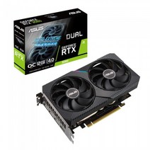 ASUS DUAL 지포스 그래픽카드 RTX 3060 O12G V2 OC D6 12GB LHR