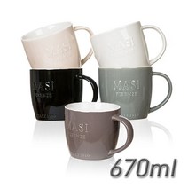 [NATURI] 다용도 대형 머그컵 670ml 라면기 면기 한그릇요리머그 유리 플라스틱 스텐 종이 텀블러 홈 물 컵 잔 세트 N/T : 245A4B+830, NATURE COUPANG& 브라운
