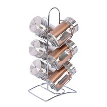 스텐 양념통 6종 세트 주방 밀폐 원형 양념병 조미료통