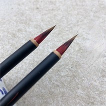 서예붓 문방사우 서예 붓 글씨 중국 브러쉬 펜 늑대 머리 나무 손잡이, 없음