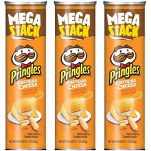 프링글스 메가 스택 체다 치즈, 3개