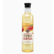 백설 건강발효 사과식초, 800ml, 3개