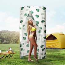 접이식 샤워 부스 이동식 간이 탈의실 커튼 파티션 간이 이동식 커튼 샤워 용품 탈의실 물막이