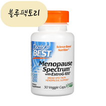(믿고보는 블루팩토리) 닥터스 베스트 Menopause Spectrum 30베지캡슐 갱년기 품절시 대체상품 추천, 1개, 30개