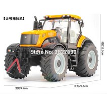 해외직구 대형 엔지니어링 트랙터 다이캐스트 모델 / 불도저 합금 모델 산물 장난감 자동차 장식용, yellow L size