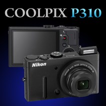 니콘 COOLPIX P310 고화질 컴팩트 디지털카메라 k, 블랙, 8GB 메모리+케이스+리더기
