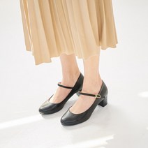 미스제인 비비 메리제인 여성 통굽 펌프스 5cm