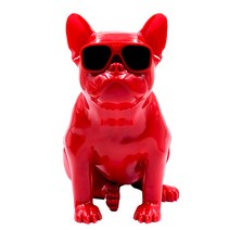 CHINA 불독 블루투스 s5 자르 스피커 프렌치불독 강아지스피커, PE 레드, 소형(횡격막 없음)