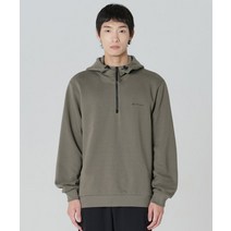 SNOWPEAK APPAREL S23FMTHD64 랜드 테크 반집업 후드 티셔츠 Khaki