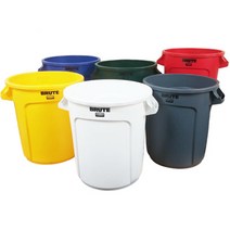 [브루트] BRUTE 벤티드37L - 원형컨테이너, 레드