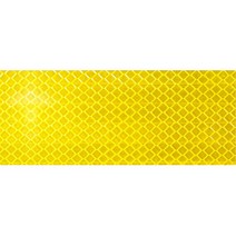 트럭 후부 반사 스티커 반사판 1M 작업복부착 공사현장 킥보드 외부광고 차량용 선박 시야확보 스쿠터 중장비 대형차 안전 시설물관리 시트, 형광 1M당 기본연결발송