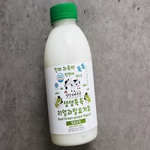 [평창보배목장] 생생톡톡 과일요거트 청포도 500ml, 단품