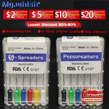 핸드 리머 볼트 6개/갑 치과 K/H/S/R 파일 루트 Canal 플러그 스프레더 K 리머 endododontics Limas 악기, 34 P 25MM NO.25