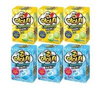 오리온 아이셔 츄잉캔디 청사과맛 42gx3개+소다맛 42gx3개, 20개, 42g