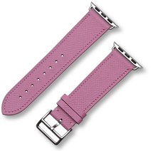 비브 애플워치 핸드메이드 가죽 밴드, 엡송 가죽(핑크), L Size(42/44/45mm)