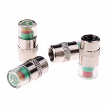 4PCS 2.0/2.2/2.4 Bar 30/32 PSI 타이어 압력 모니터 게이지 캡 센서 표시기 휠 에어 프레스 경고 키트 공, 03 2.4 36psi