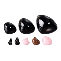 [대량구매]민자삼각코(인형코)(100개), 15mm 핑크 100개, 100개