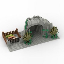 중국레고 테크닉 호환 블록 moc 부품 diy 장면 산 정상 동굴 빌딩 캡tive p 5352421524, Pdf 설명