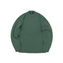 KNITTED 비스코스 워셔블 라운드 니트 BERYL 그린
