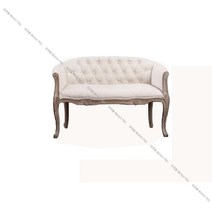 더블 2인 소파 미국 스타일 해외 수입 레트로 빈티지, [쌀빛 아자부]