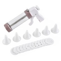 20 개/대 쿠키 프레스 키트 쿠키 금형 DIY 과자 머핀 메이커 스탬프 노즐, 유형1