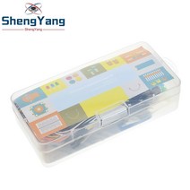아두이노 키트 코딩 Diy 전자 부품 베이스 펀 브레드 보드 케이블 저항기 커패시터가 있는 Arduino 라즈베리 파이 번들 용