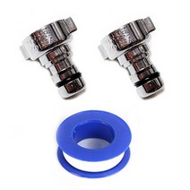 수도꼭지 세탁기 연결 세탁기커플링, 커플링너트2개+테프론테이프