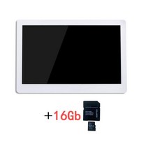 디지털액자 전자앨범 스마트액자 모니터 15인치 사진 7인치 8인치 휴대폰 전자 영상 광고, white 16G_EU 플러그