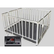 톤백저울 가축 무게측정기 대형 계량기 울타리 가드, 1.2x1.5m + 울타리