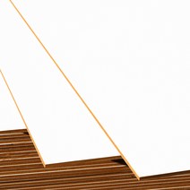 큐브프레임 두께6mm 밀키화이트 MDF합판 나무판자 목재재단 판대기