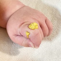 특별한 선물 돌반지 디자인 자동차 순금반지 3.75g 붕붕이