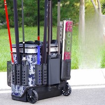 낚시쿨러 상자 야외 탱크 케이스 캐리어 아이스박스, 내부 박스가 없는 블랙 기본 모델