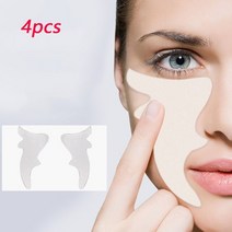 주름 방지 이마 라인 제거 젤 패치 마스크 얼굴 피부 관리 트리트먼트 스티커 안티에이징, [05] Nasal lines 4pcs