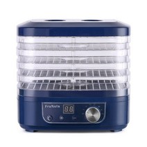 5 개의 격판 덮개 전기 음식 탈수기 220V 지적인 말린 기계 과일 야채 애완 동물 고기 타이머를 가진 육포 한 가구 건조기, Blue_AU
