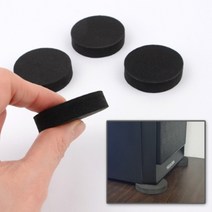 사이즈별 진동소음방지패드 층간소음줄이는법 침대다릿발패드 가전 세탁기 건조기, 3개