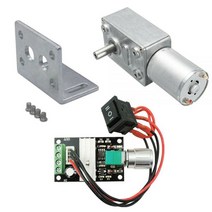 감속 기어 모터 속도조절 JGY-370 DC 모터 저속 전기베이스 6V 12V 24V 감속 기 + 브래킷 세트 속도 컨트롤, 18 24V 150rpm_03 Package C