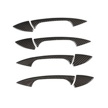 메르세데스 벤츠 C E GLK ML CLA 클래스 W166 W117 X204 W204 W212 W246 카본 텍스쳐 카 외장 도어 핸들/보울 커버 트림