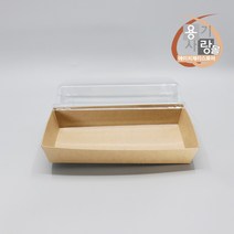 샌드위치 용기 DRP-12 세트 크라프트 용기 100개
